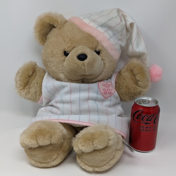 Chosun Heart To Heart Bear Teddy Vintage Beat Cap Gown Pajamas 1986 Works - Picture 6 of 9
